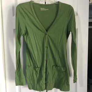 Green Mossimo Cardigan